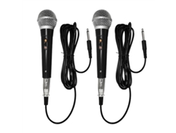 Micrófono profesional con cable para karaoke, dinámico y con sonido nítido, ideal para presentaciones musicales. Mdug
