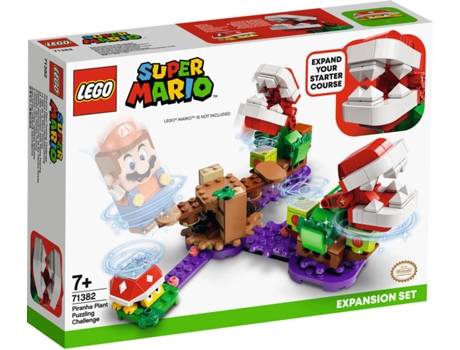 LEGO Super Mario: Set De Expansión: El Desafío De La Planta Piraña - 71382 (Edad Mínima: ‍7 - 267 piezas)