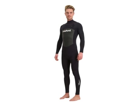 Terno de Neoprene Manga Longa com Zíper Nas Costas Gale Force 3/2 Mm Preto Smistral