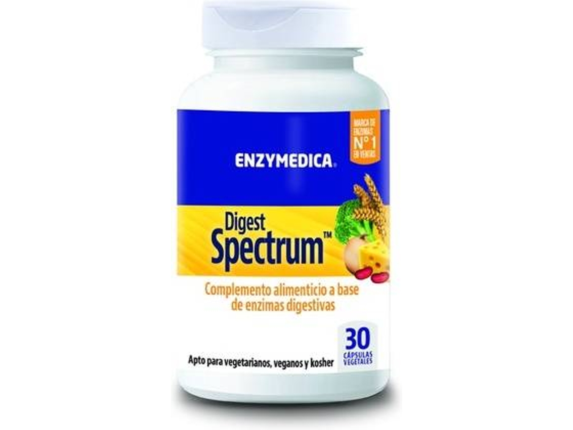 Complemento Alimentar ENZYMEDICA Digest Spectrum (30 cápsulas vegetais)