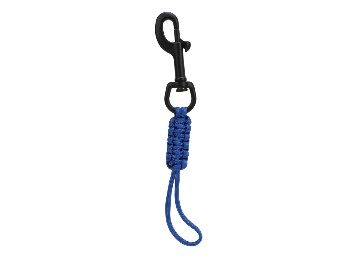 Cordón De Buceo De Acero Inoxidable 316 Con Gancho De Resorte Manual Para Equipo Bcd, Azul Marino