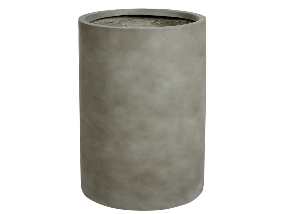 Jarrón Beliani Eucommia Mgo gris 36x36x51