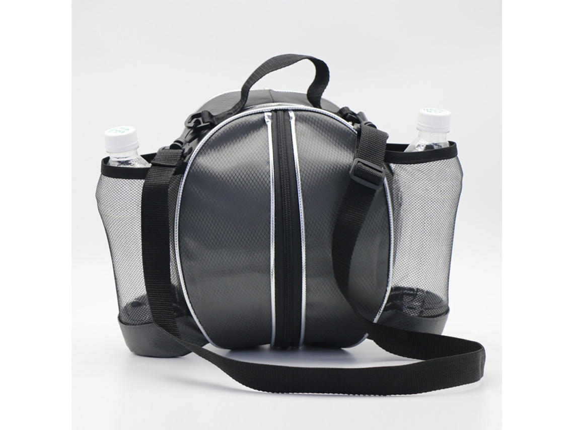 Bolsa deportiva portátil para balones de baloncesto, voleibol y fútbol de tamaño 7, con cremallera y cremalleras ajustables.