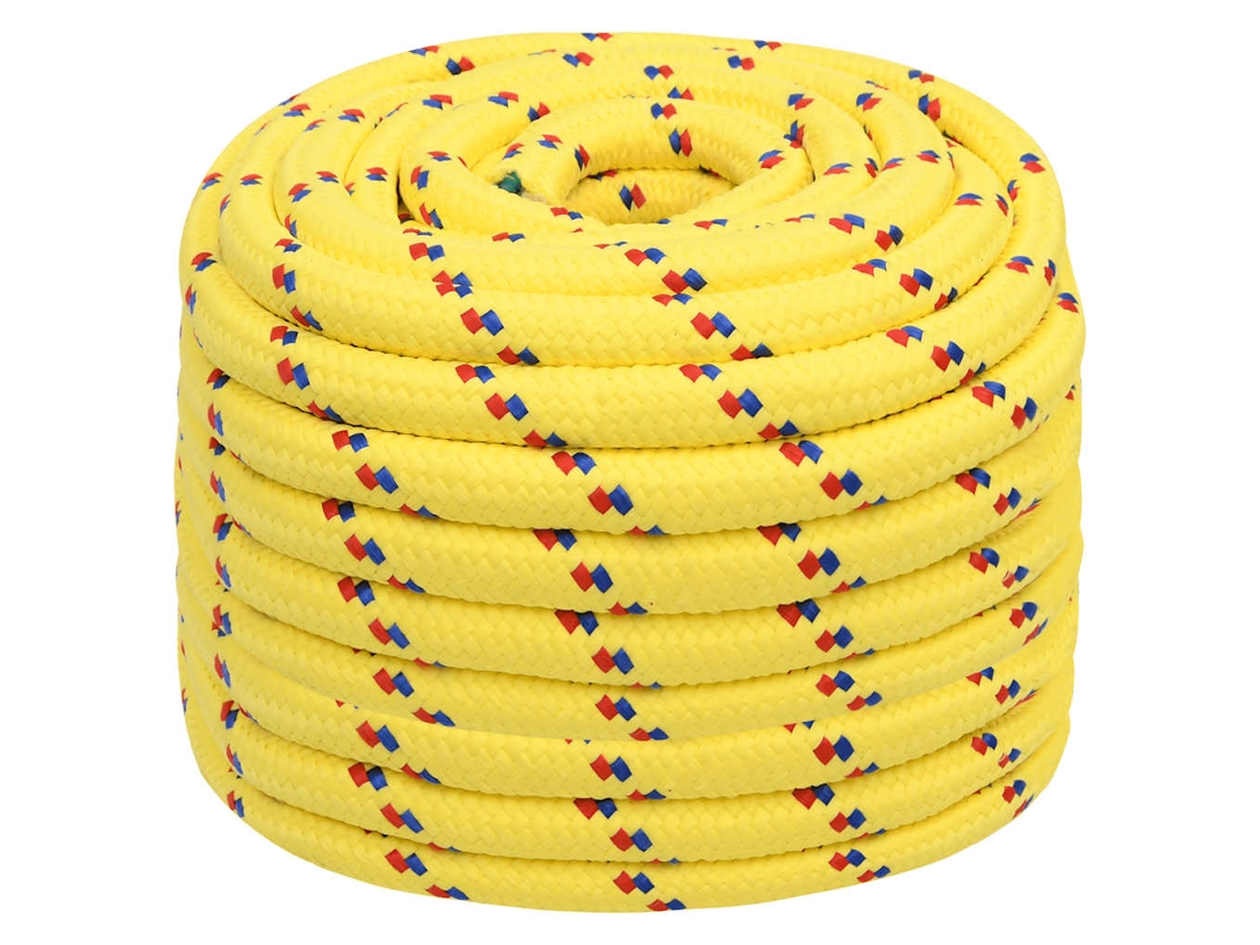 Cuerda para barcos de 20 mm y 100 m, polipropileno amarillo HARLANV1