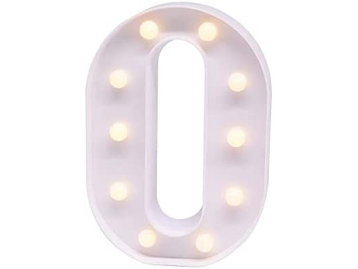 Letras com Luzes Led para Decoração de Interiores O
