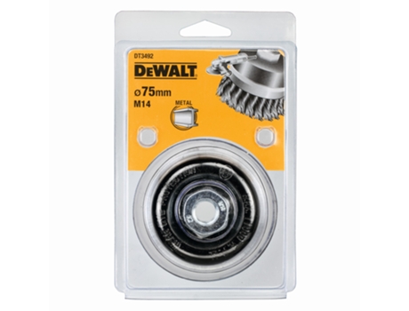 DEWALT DT3492-QZ - Cepillo de copa de alambre trenzado