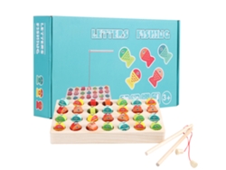 Ats-juego De Pesca Con Letras Magnéticas De Madera Interacción Padre-hijo Juguete Educatsivo Regalo Para Niños