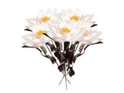 Flor De Loto Artificial, Decorativa Y Multifuncional, Para Bodas Y Decoración De Interiores.