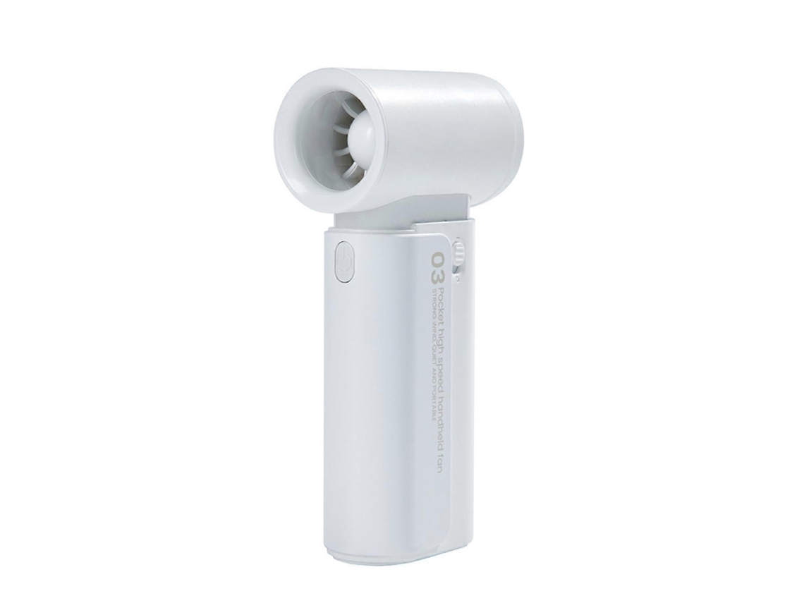 Ventilador Portátil De Mão 4000mah Recarregável Via Usb Com Cordão Para Uso Interno E Externo, Ideal Para Viagens E Para Estudantes.