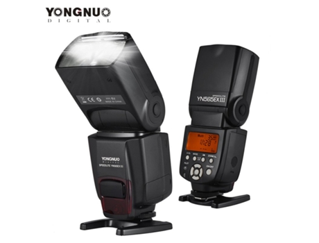 YONGNUO YN565EX III Flash Speedlite Wireless TTL Slave Flash Speedlite Sistema de reciclaje de alta velocidad Interfaz Canon