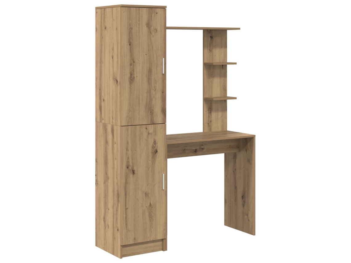 Mesa | Escritorio 2 piezas Roble hecho a mano