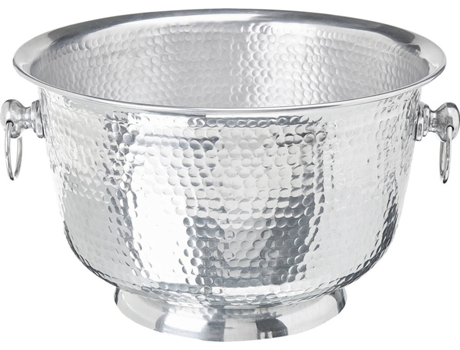 Cubitera de metal plateado ⌀ 37 cm BELIANI Pompeii