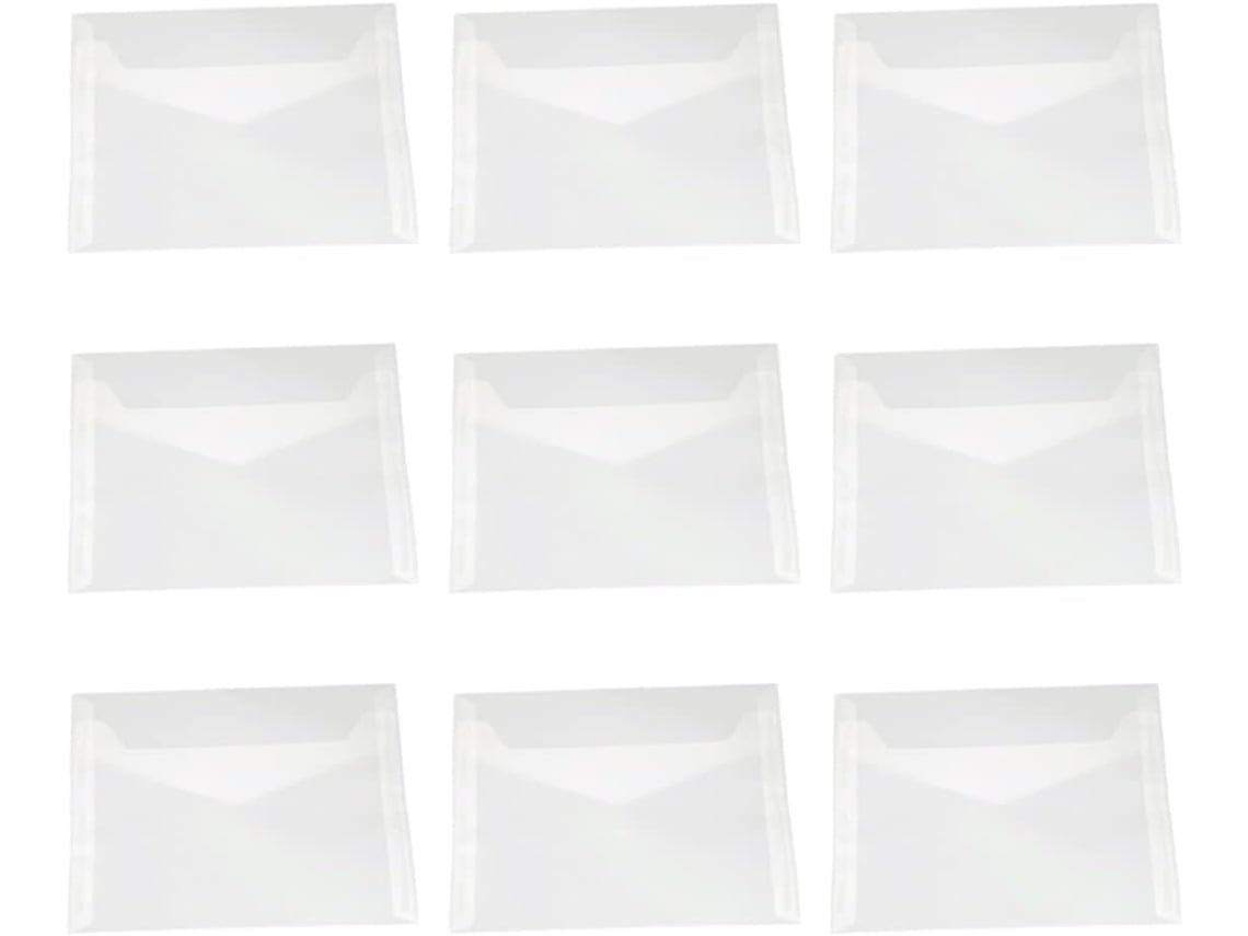 Conjunto De 50 Envelopes Translúcidos Para Convites, Cartões E Documentos - Elegantes E Multifuncionais.