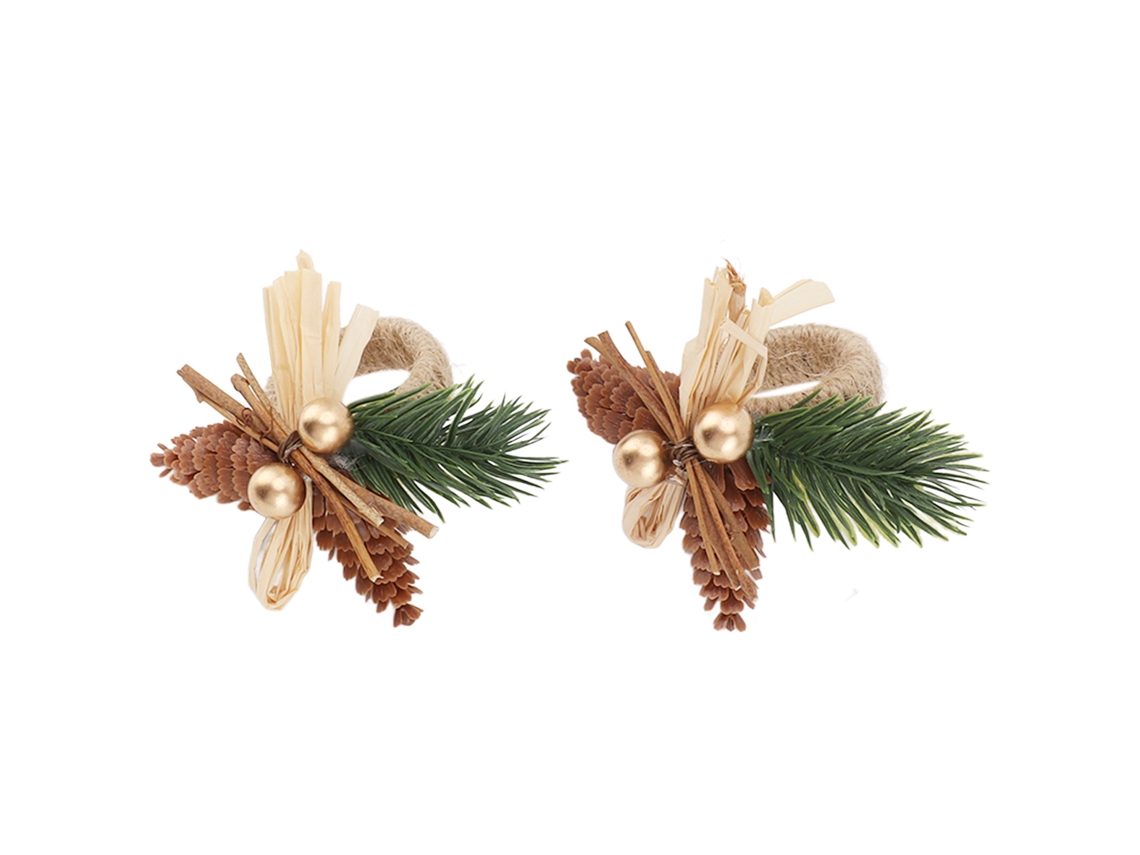 Servilleteros decorativos con forma de piña, porta servilletas, decoración para cenas, fiestas o festivales.