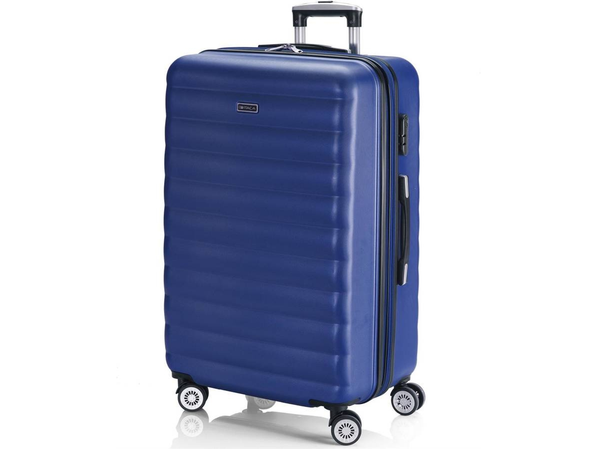 Maleta de Viaje ITACA Rígida 4 Ruedas (100 L - Azul)