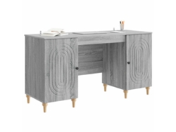 Maison Exclusive - Mesa Sonoma Grey 142,5 x 50 x 75 cm, derivados de la madera
