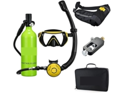 Mini Botella De Buceo, Tubo De Snorkel, Rebreather, Equipo Portátil De Apnea