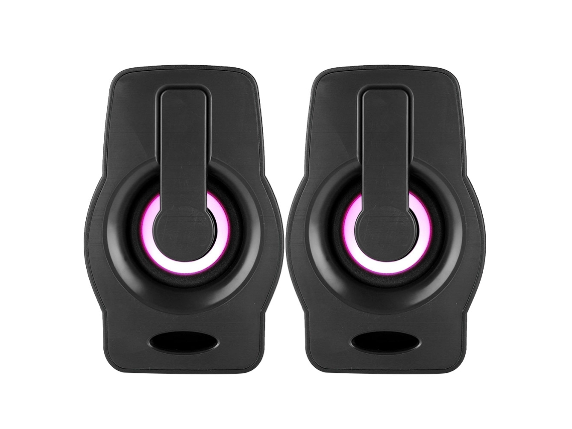 Altavoz Inteligente Estéreo Mini Usb Led Colorido Soundbox Para Dispositivos