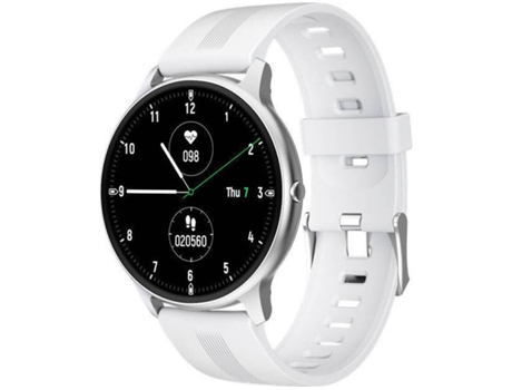 Smartwatch MDUG Monitor de Frequência Cardíaca Branco
