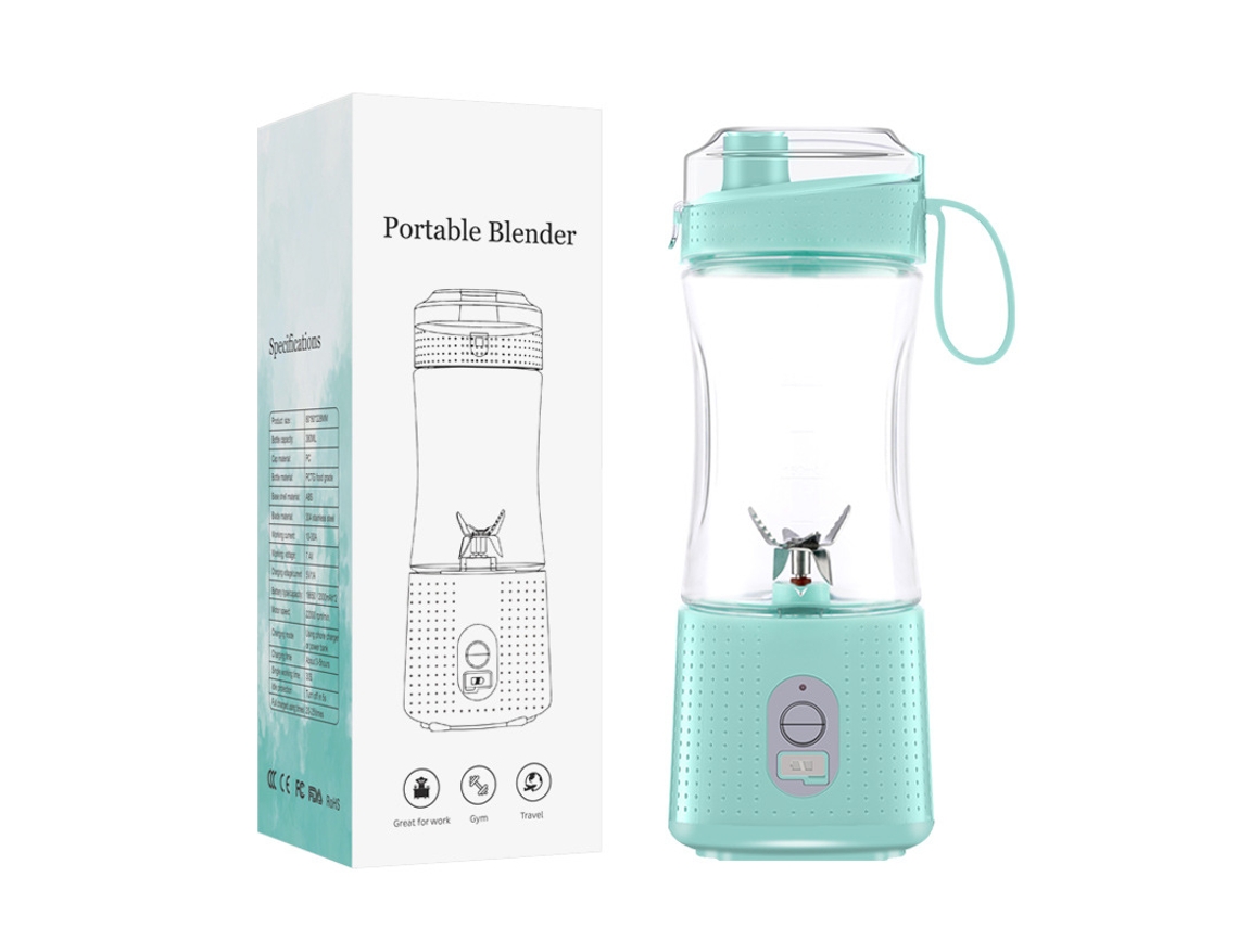 Licuadora portátil mini Henten Home a batería para batidos y licuados