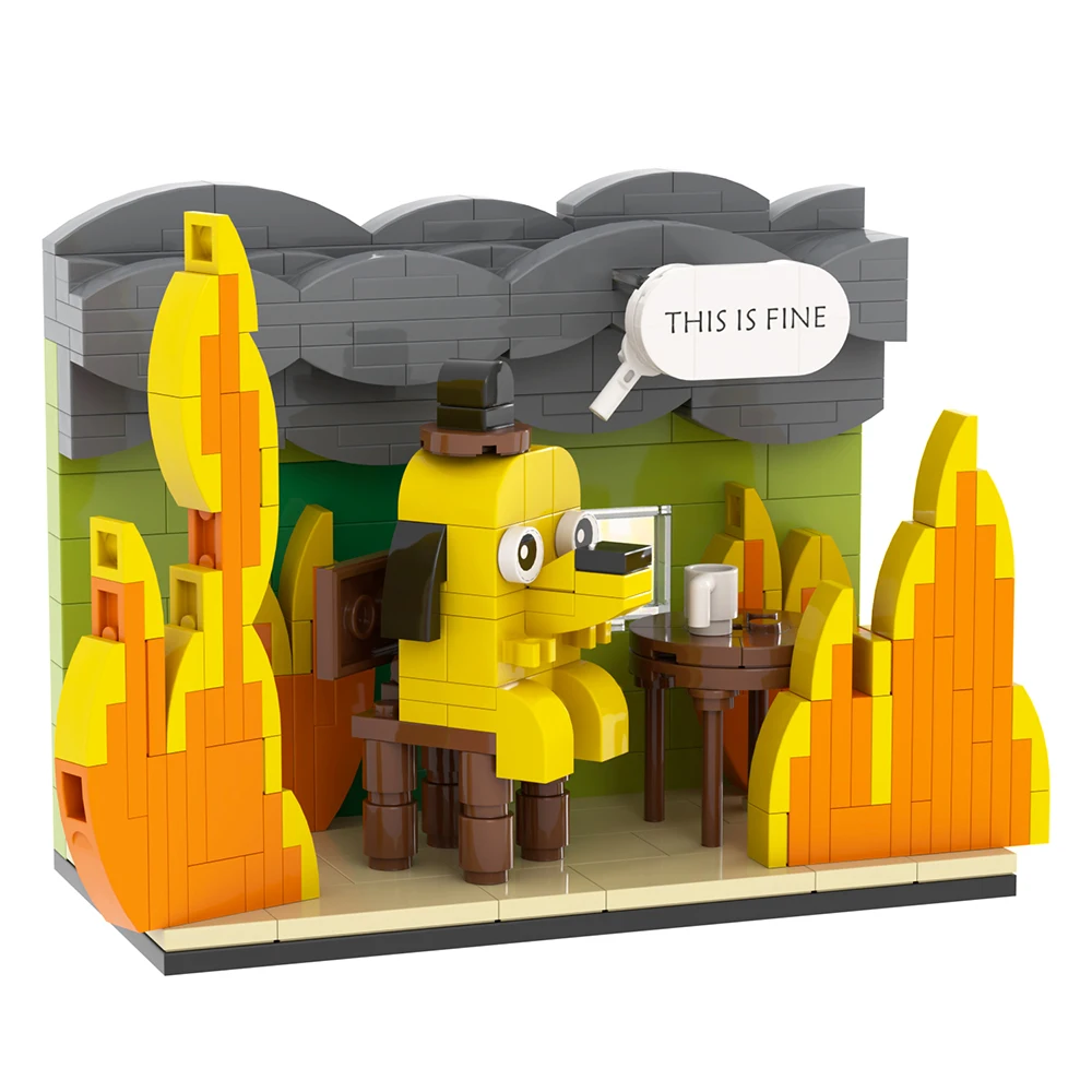 Moc "all Is Well" - Juego De Bloques De Construcción De 299 Piezas Con Melena De Perro