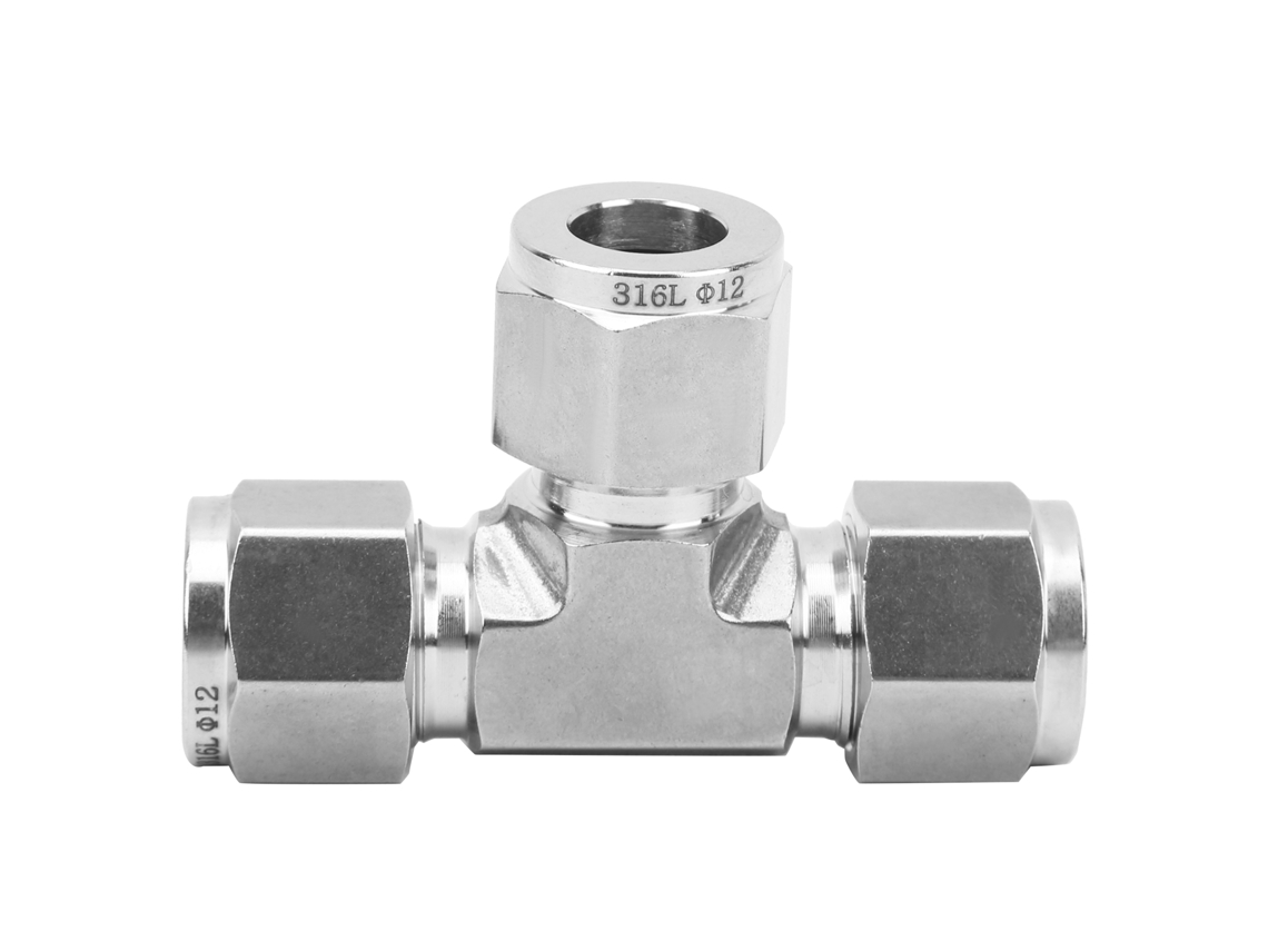 2026velora-conector De Compresión Ferrul T De Acero Inoxidable 316 Diámetro Igual 12mm Ss‑600‑3