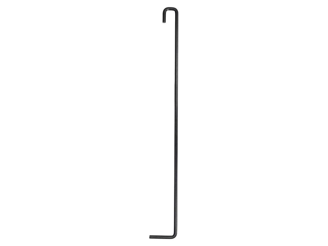 Atizador de hierro forjado para chimeneas 55 cm. atizador troncos, atizador chimenea, atizador carbon, atizador lumbre