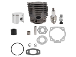 Kit de cilindro y pistón de 46 mm con válvula para motores Husqvarna 50, 51 y 55