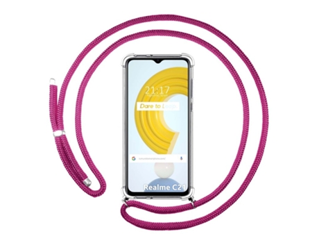 Carcasa Realme C21 TUMUNDOSMARTPHONE Colgante Rosa