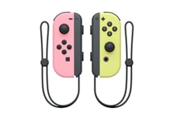 SIURN Comando para Nintendo Switch 032 Joy-Con Set Esq/Dir Rosa Pastel/Amarelo Pastel