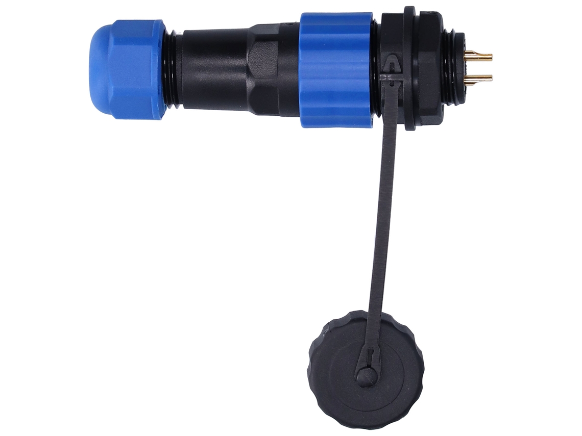 Conector de cable duradero, estable y seguro para máquinas programadas de 2 pines