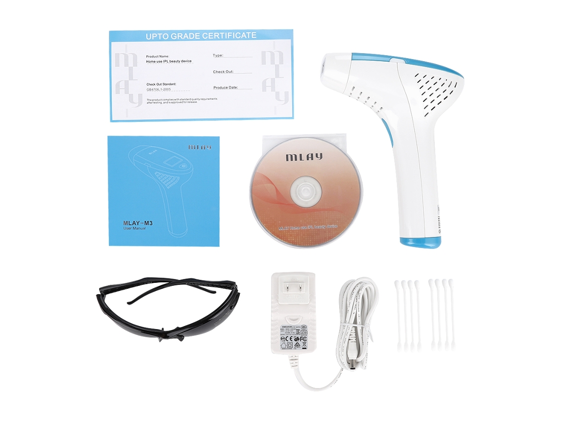 Vlrla-fda Approved Ipl Laser Elétrico Epilator Para Facial Body Cabelo Removal