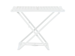 Maison Exclusive - Tendedero Plegable De Plástico Blanco