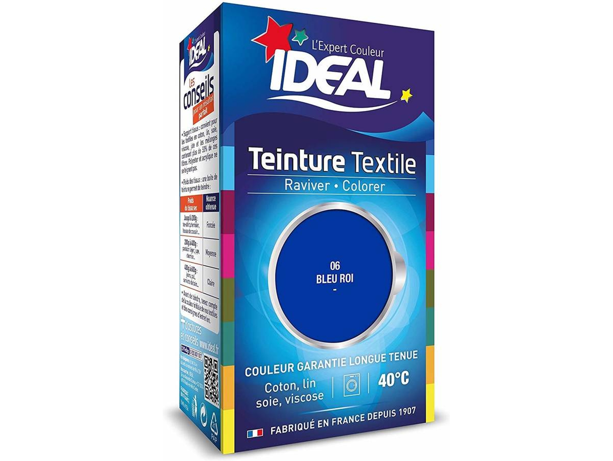 Tinte Ropa IDEAL RAPOSA Nº. 06 (Gran Azul)
