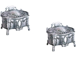 Caja De Joyería De 2 Piezas, Caja De Almacenamiento, Decoración Antigua