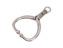 Etiqueta nasal Primerox para ganado, acero inoxidable, tracción, duradera