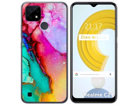 Carcasa Realme C21 TUMUNDOSMARTPHONE Dibujos Multicolor