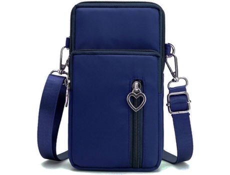 Bolso Pequeño Para Teléfono Con Billetera Cruzada Para Mujer Mini Bolso Cruzado Para Teléfono Celular, Azul ZMDECQNA