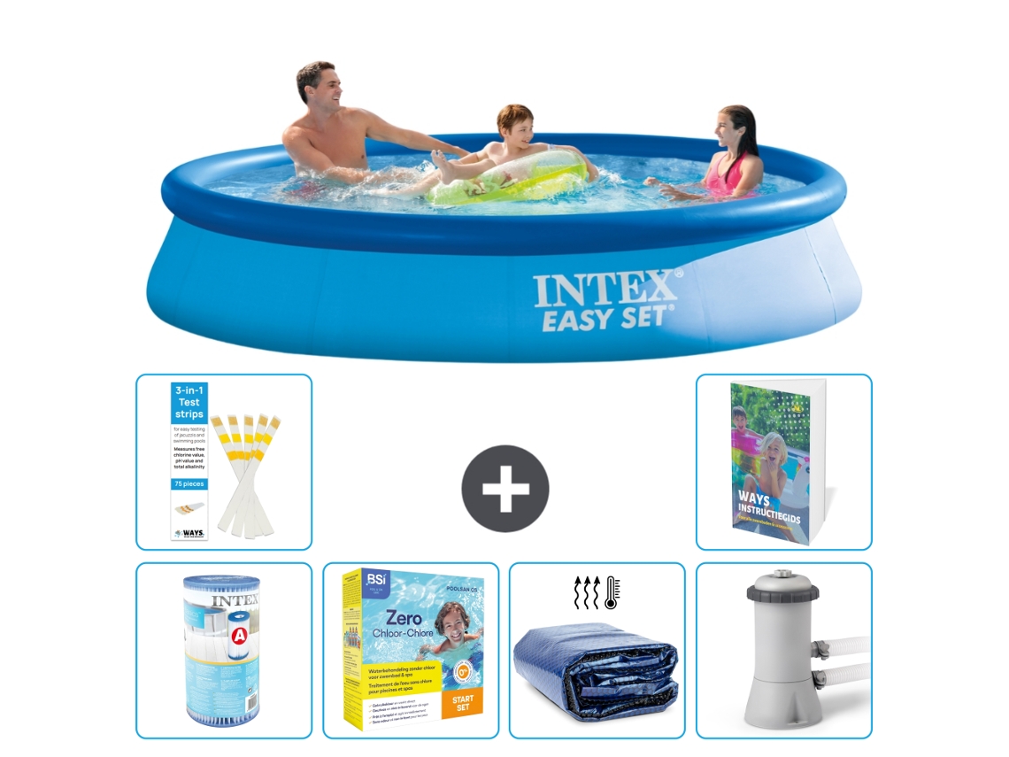 Intex Piscina Easy Set Redonda - 366x76 Cm - 7-peças S50