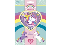 Totum Unicorn Sticker Book 4 hojas de pegatinas para niños