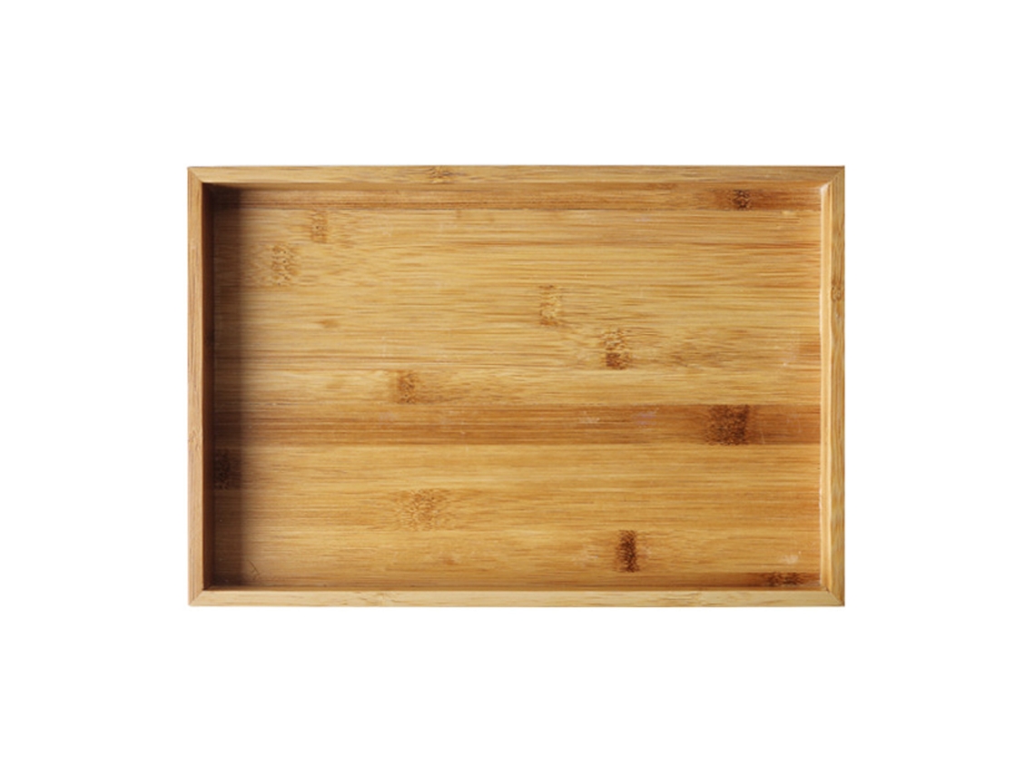 Bandeja de bambú antideslizante para accesorios de baño Kofihety