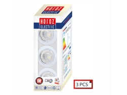 Kit 3 Matt Spots con Chrome Chrome Gu10 6w ajustable Dimmable HOROZ ELECTRIC