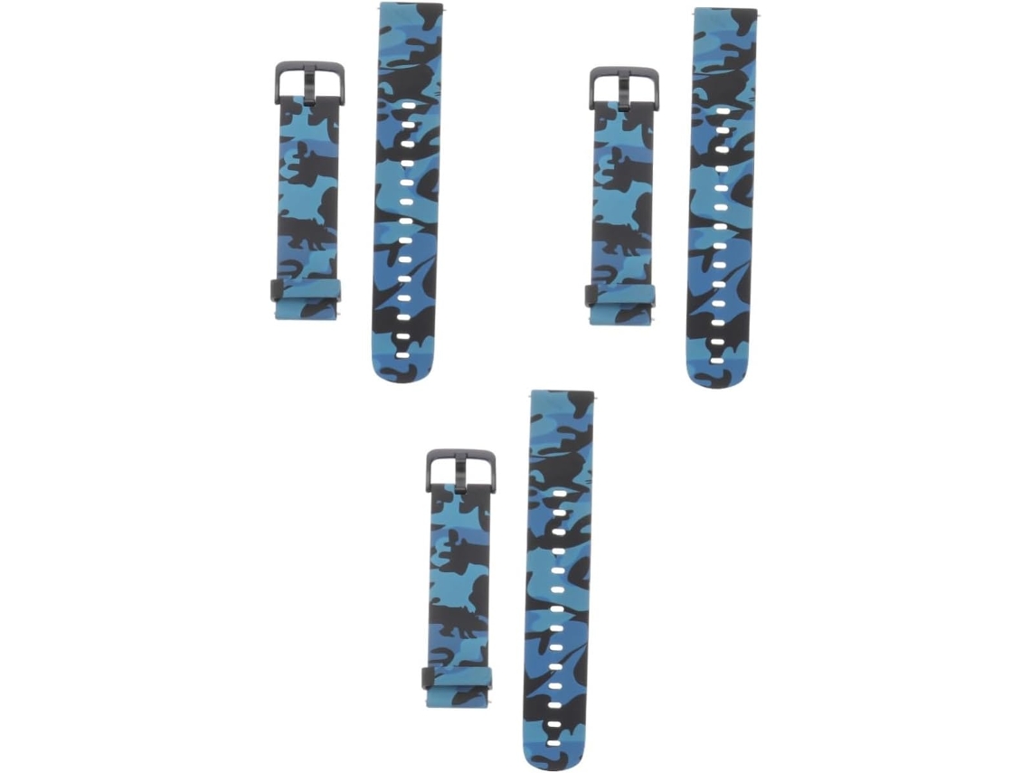 Conjunto De 3 Pulseiras De Silicone Elegantes, Resistentes E Confortáveis Para Relógios.
