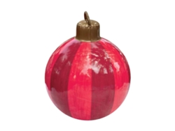 Bola Navideña Hinchable De Pvc, 60 Cm, Decorativa Y Personalizada Para Fiestas Y Jardines.
