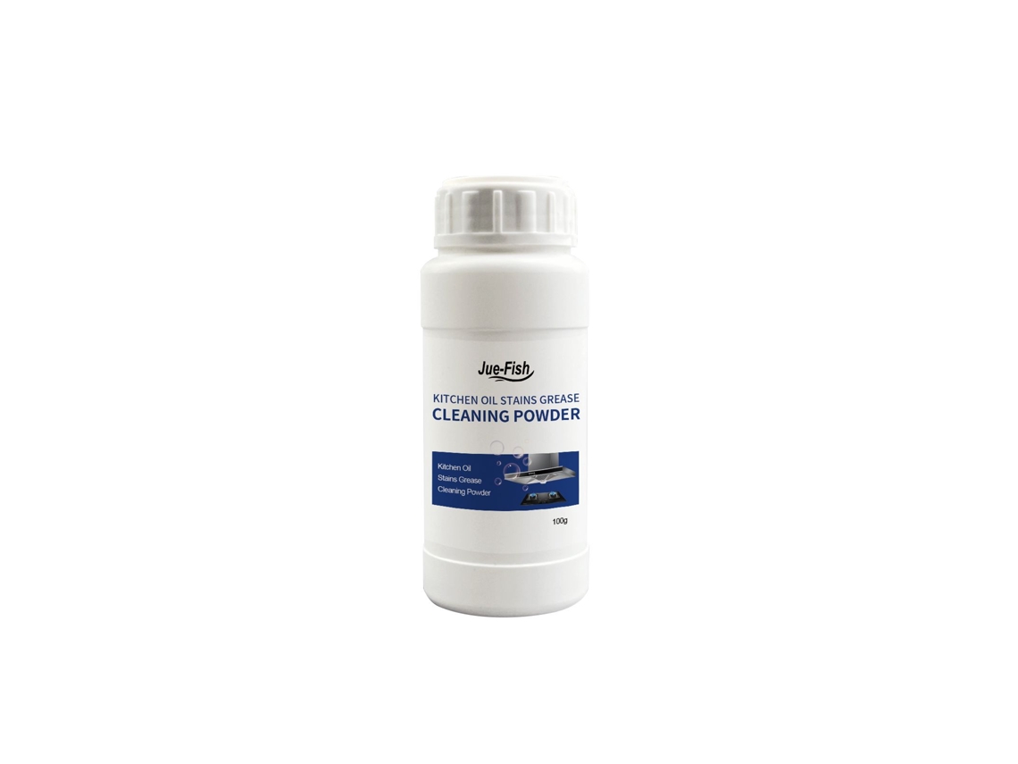 Polvo para la eliminación eficaz de manchas de aceite.