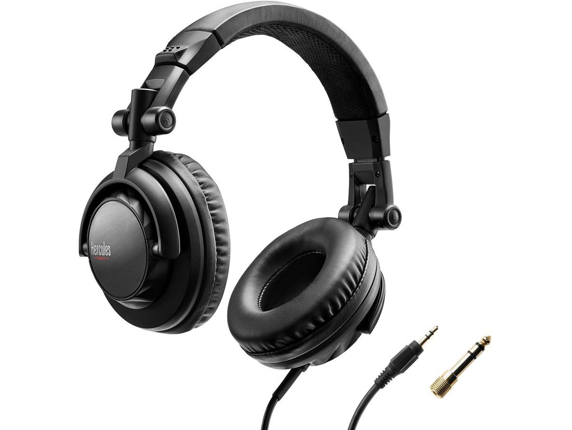 Auriculares con Cable HERCULES Hdp Dj45 (on ear - noise cancelling - negro)