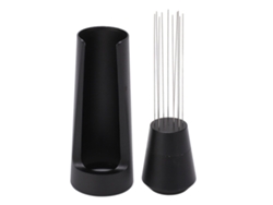 Herramienta Mezcladora De Café Molido Wdt Con Agujas De Acero Inoxidable Y Soporte Autoalineable.