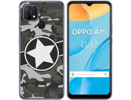 Carcasa Oppo A15 TUMUNDOSMARTPHONE Camuflaje 02