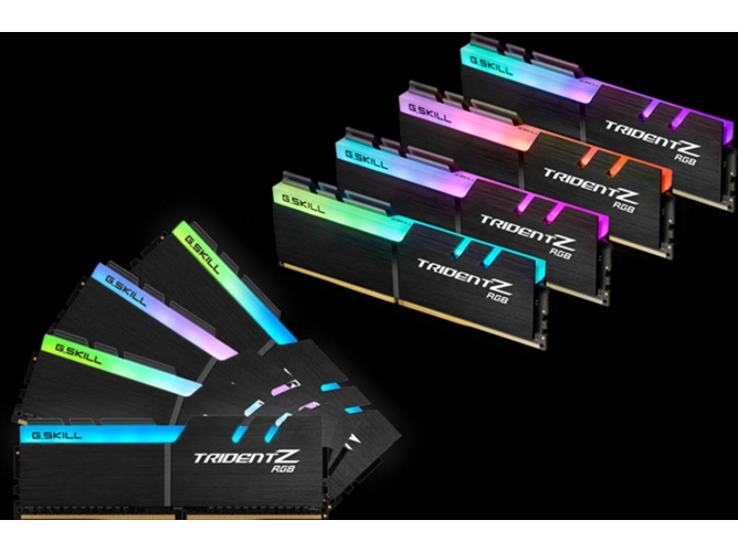Memoria RAM DDR4 G.SKILL F4-3200C16Q2-64GTZR (8 x 8 GB - 3200 MHz - CL 16)