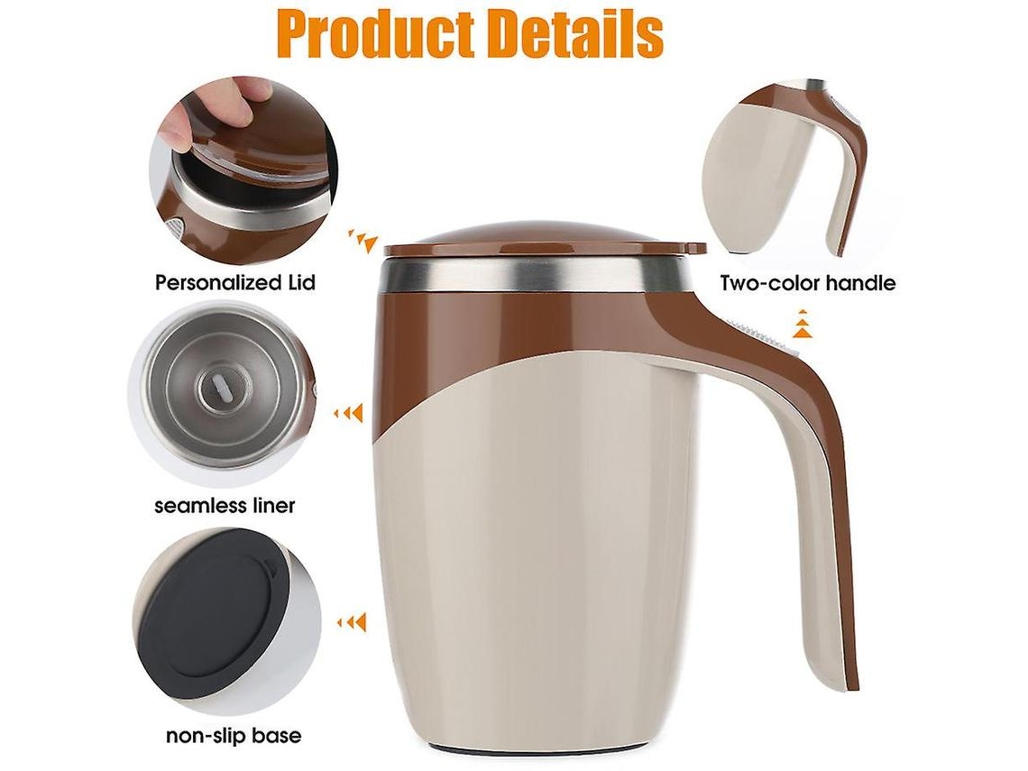 Batidora De Café Portátil Con Agitación Automática, Taza, Agitador Eléctrico, Máquina De Jugo De Leche, Para Cocina Casera 400 Ml CHRUI